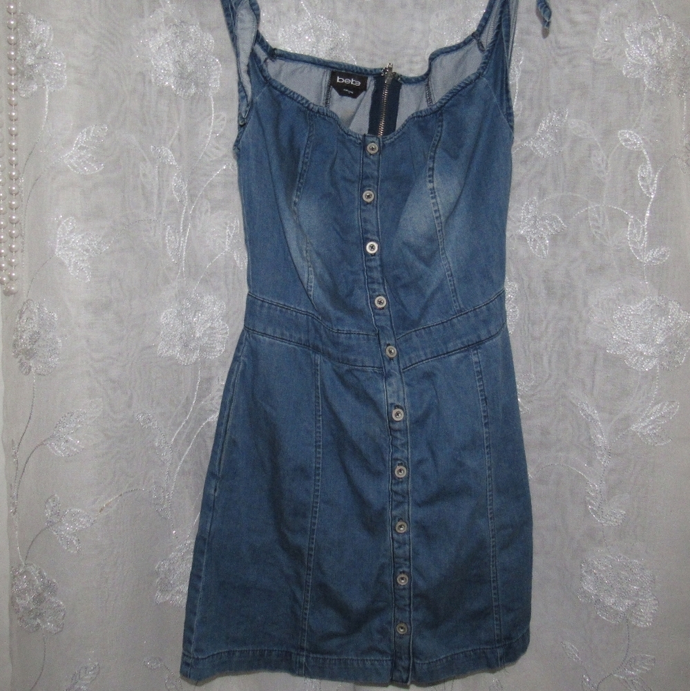 Bebe Mini dress / Jean dress